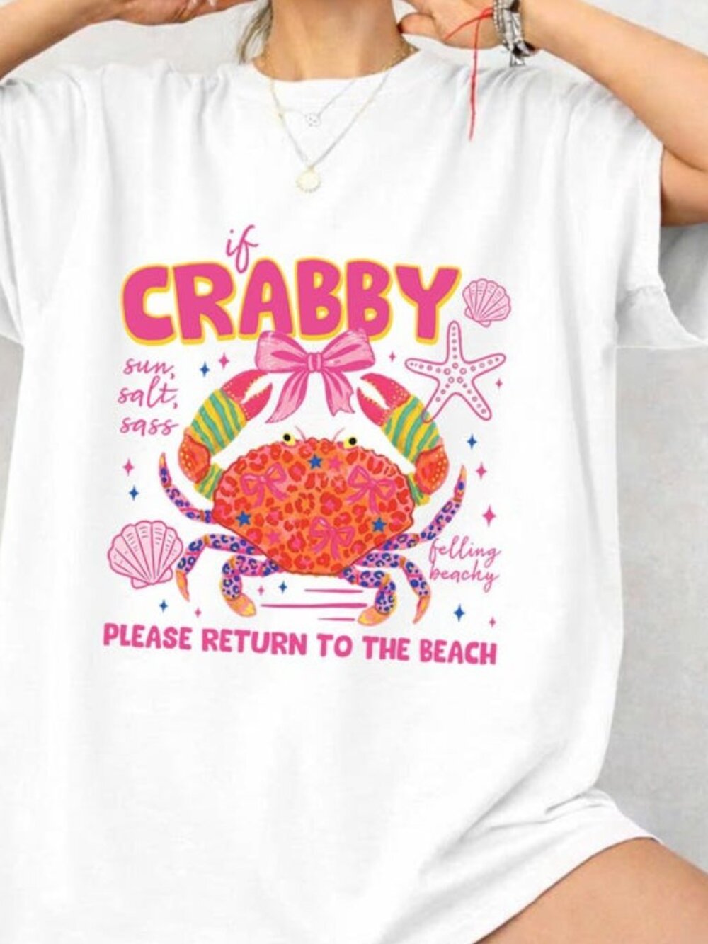 Preppy Summer Crab Shirt, Trending Stripes Tee, Coastal Nautical Shirt
